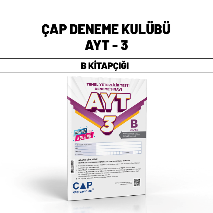 ÇAP YKS AYT DENEME KULÜBÜ SNV 3-B - 24-25